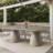 Chemene Finished Indoor/Outdoor Concrete Dining Table-107506702-107506700