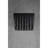 304 Stainless Steel Shower Head - Ultra-thin Waterfall With Self Nozzles, Matte Black, Basic Home Rain 10.01 In. Product Height For-118625445