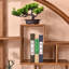 Bibliothèque semi-circulaire simple de style chinois