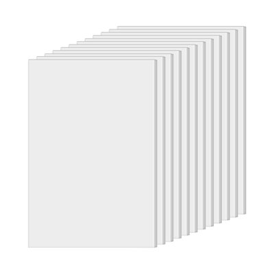 12-Pack Premium White Foam Board (24x36 Inch) - Acid-Free Double-Sided Poster Core for Art, Crafts, and Presentations