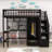 Idalina 1 Drawer Wood Loft Bed with Built-in-Desk, Shelves and Wardrobe-65696838-65696891