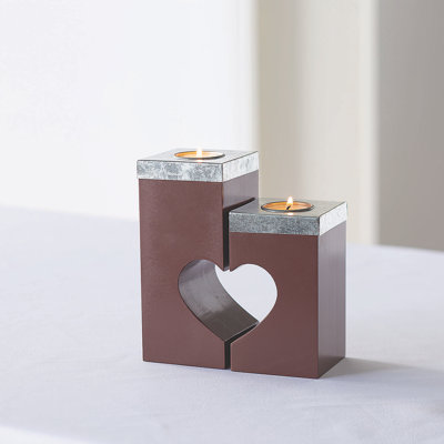Wood Unity Candles And Sand