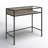 Kilby Glass Top Metal Base Writing Desk-1516888950