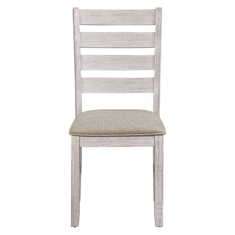Ensemble de 2 chaises décontractées pour salle à manger de style transitionnel Ish