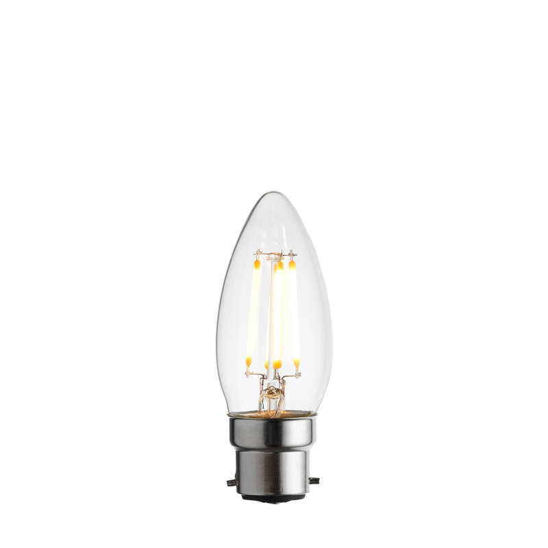 Candle 4W LED B22 Warm White Lightbulb