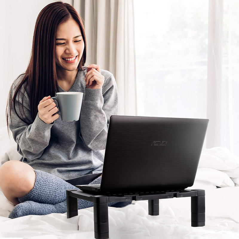 Height Adjustable Monitor Riser Stand