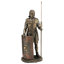 Soldat romain 14,37 po avec figurine de javelot en résine de polyester