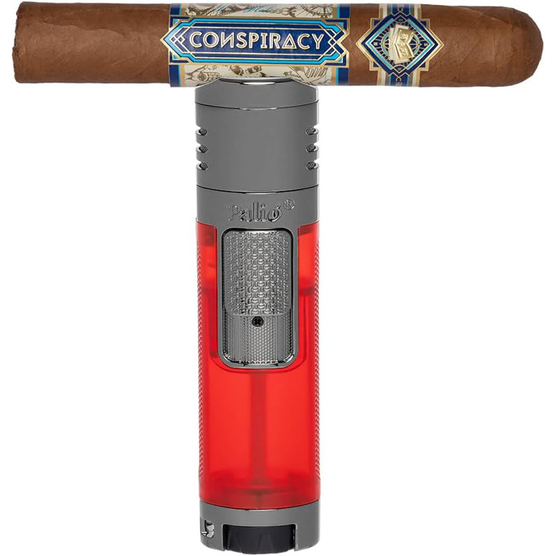 Palió® Veneto Quadruple Jet-Flame Lighter, Green