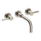 East Linear Wall Mount Bathroom Faucet
