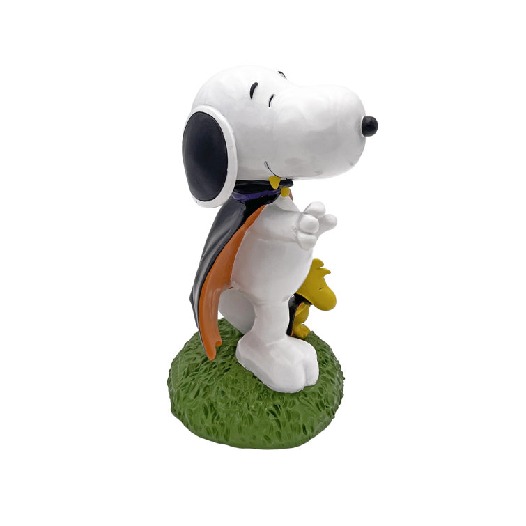Back Yard Glory Peanuts Snoopy & Woodstock Dressed for Halloween Garden  Statue