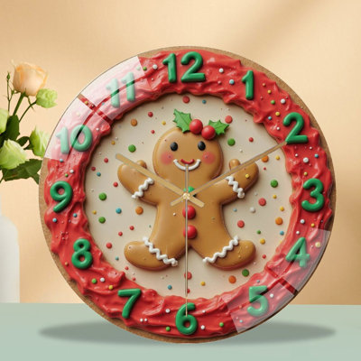 Horloge murale de Noël 12 po