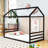 Metal Floor Bed With Guardrails-653227148-653227187