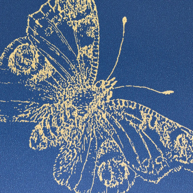 Burnell Butterfly Wallpaper, Blue