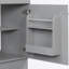Meuble-lavabo de salle de bain avec lavabo, armoire de rangement avec tablette réglable-1237819853