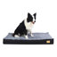 Lit pour chien plat en mousse douce antidérapante avec housse double face pour toutes les saisons-1534023947