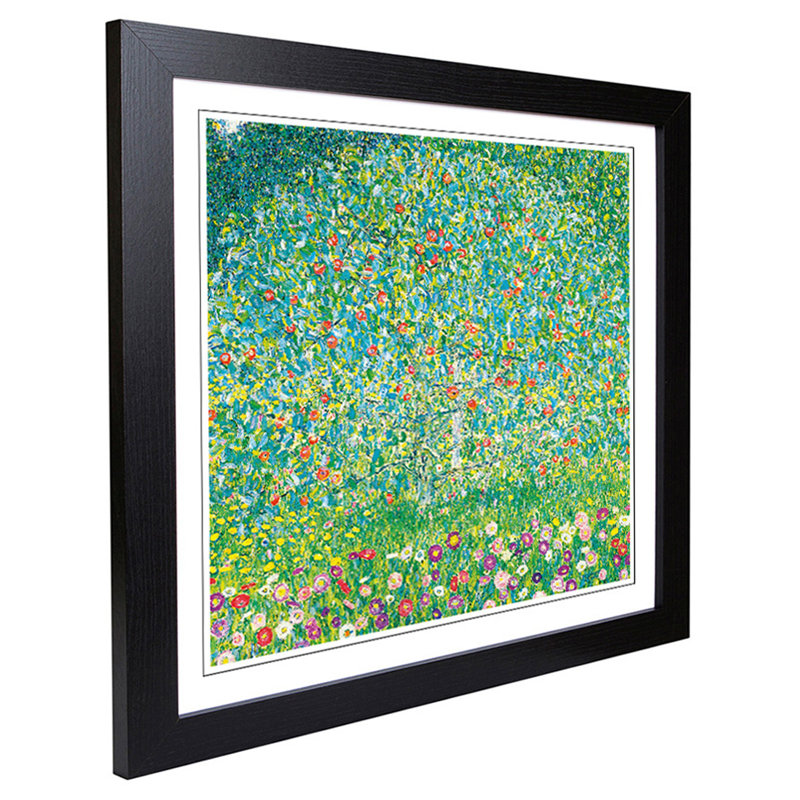 Gustav Klimt - Single Picture Frame Painting, Black