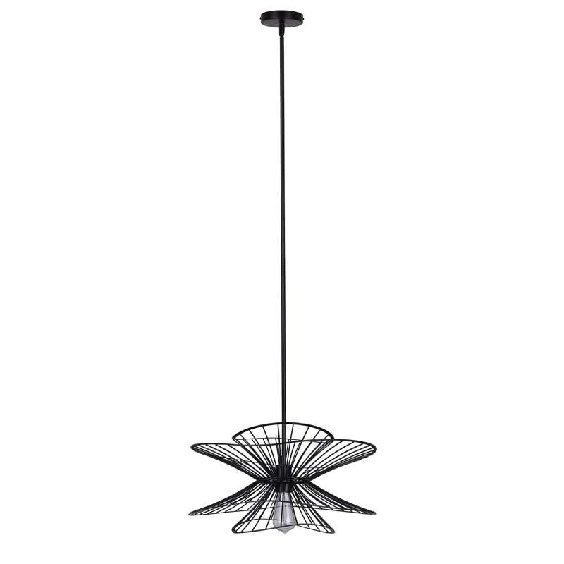 Channel 1 Light Pendant, Matte Black