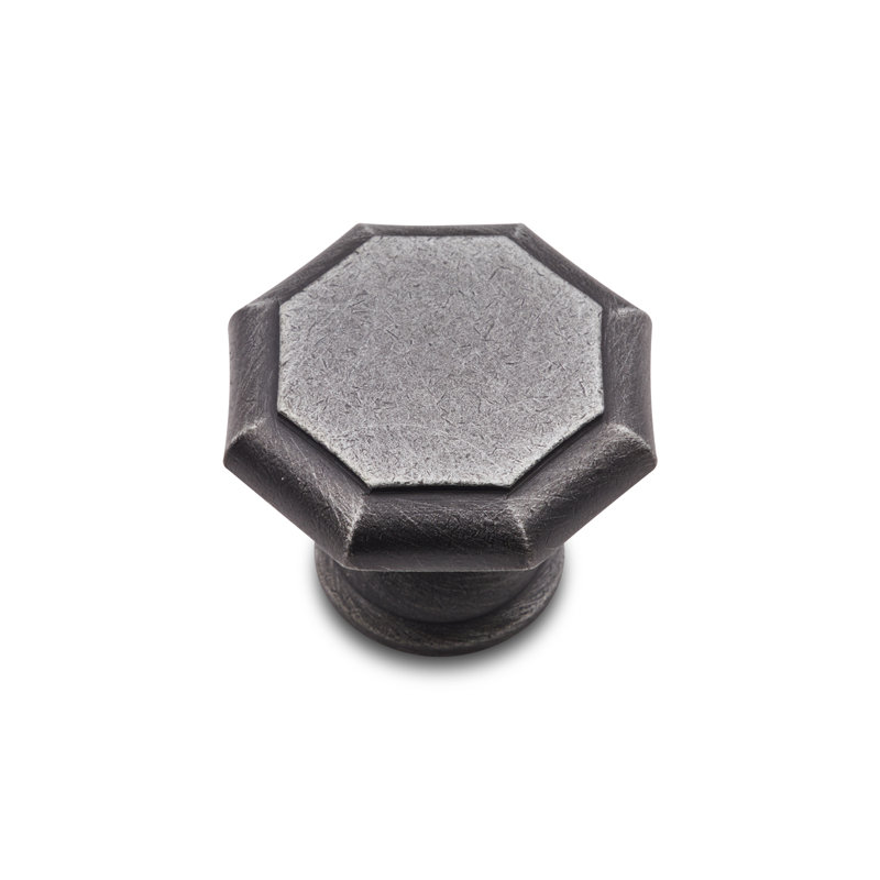 CK Series Geometric Knob, Distressed Nickel