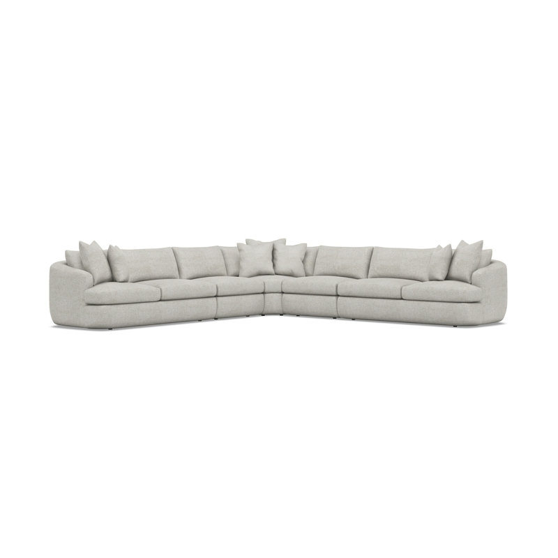 Jules Fabric 5 Pc Sectional, 1697-010