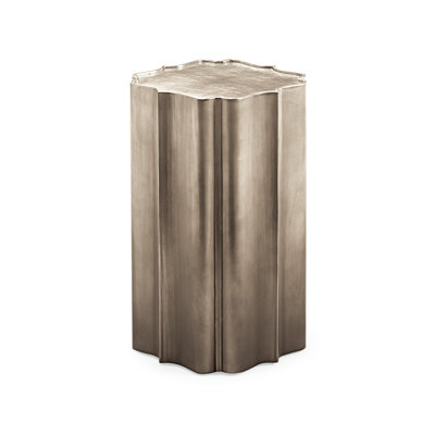 Gold Is Up End Table