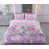 Rose / mauve / vert / blanc floral
