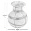 Vase en verre avec design