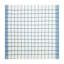 Windowpane Napkins - Blue/Natural - 20" x 20"