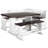 Orso 4Pc Counter Height Breakfast Nook Dining Table, Off White Brown