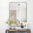 22X30 Inch  Metal Framed Rectangular Bathrrom Mirror For Wall-554968465-554968428