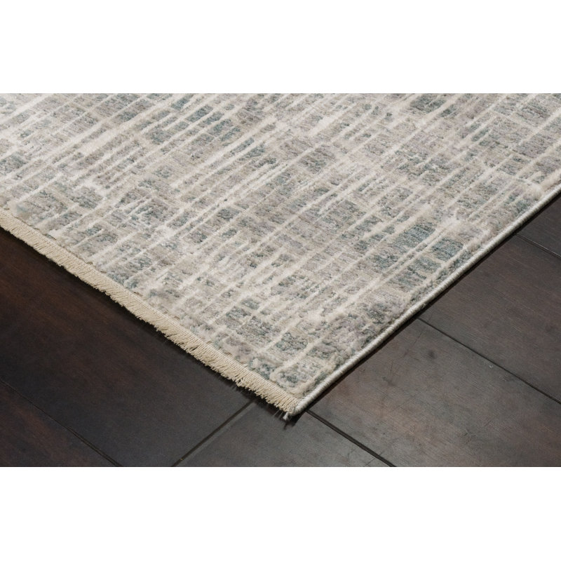 Gadberry 17542-990 GREY/DK GREY, Runner 2'2" x 7'