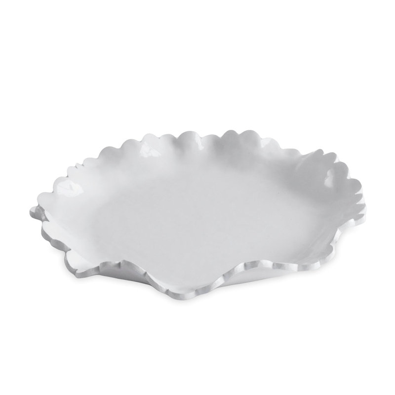 VIDA Colette Large Round Platter (White)