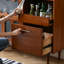Armoire d'appoint moderne et multifonctionnelle avec rangement