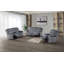 Canapé inclinable double, velours côtelé gris-2108566931