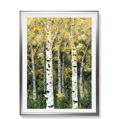 «Birch Treeline II», reproduction