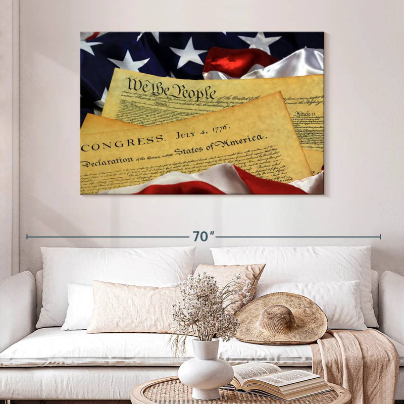 Lelar Preamble And Declaration Of Independence, 32" H x 48" W