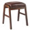 Tabouret moderne rembourré avec cadre en bois pour une utilisation polyvalente