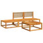  Ensemble de canapé de jardin Beige