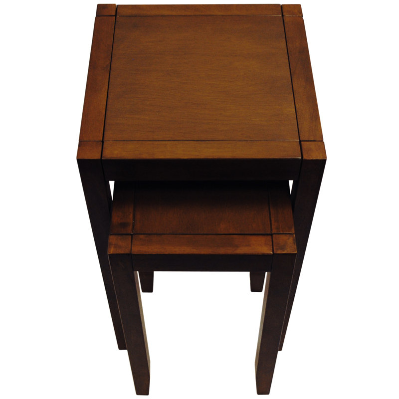 Solid Wood Nesting Tables, Walnut