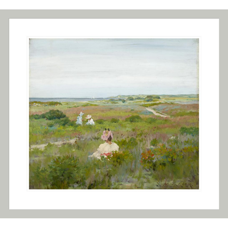 «Landscape: Shinnecock Long Island» par William Merritt Chase, impression giclée encadrée, 23.5" H x 25.63" W
