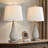Antyone 24.8" H Retro Resin Table Lamp with Linen Shade