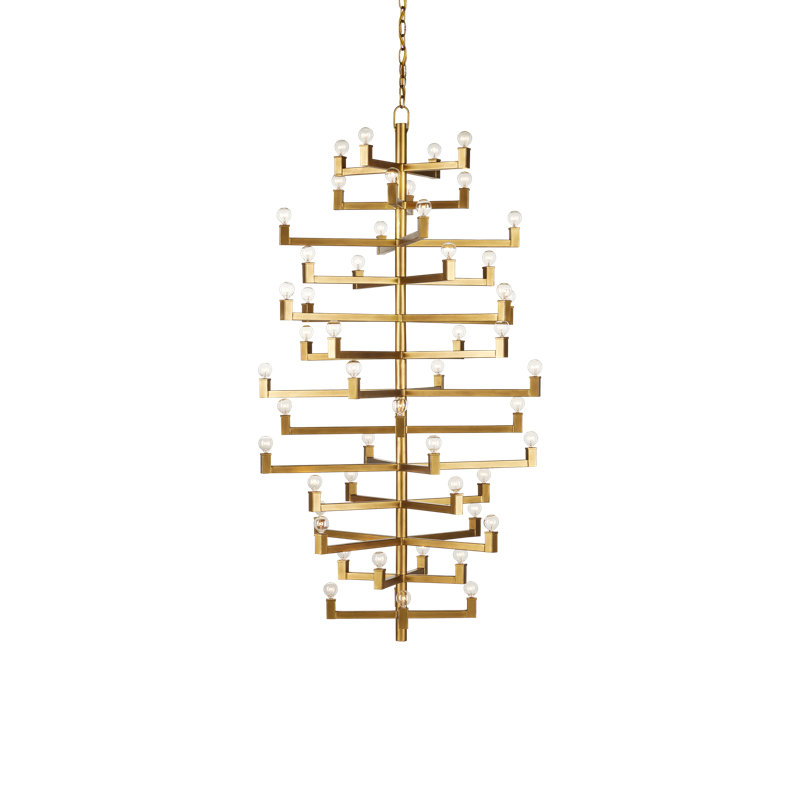 Andre 52 - Light Dimmable Tiered Chandelier