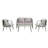 Durable And Comfortable Outdoor Seating Set,Suitable For Patios, Lawns, And Poolsides-1268989913