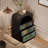 Three-Drawer Single-Door Accent Cabinet