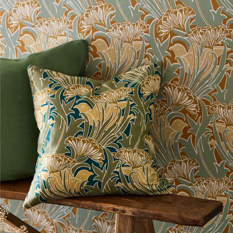 Bedford Park Laceflower Fabric, Pistachio/Lichen