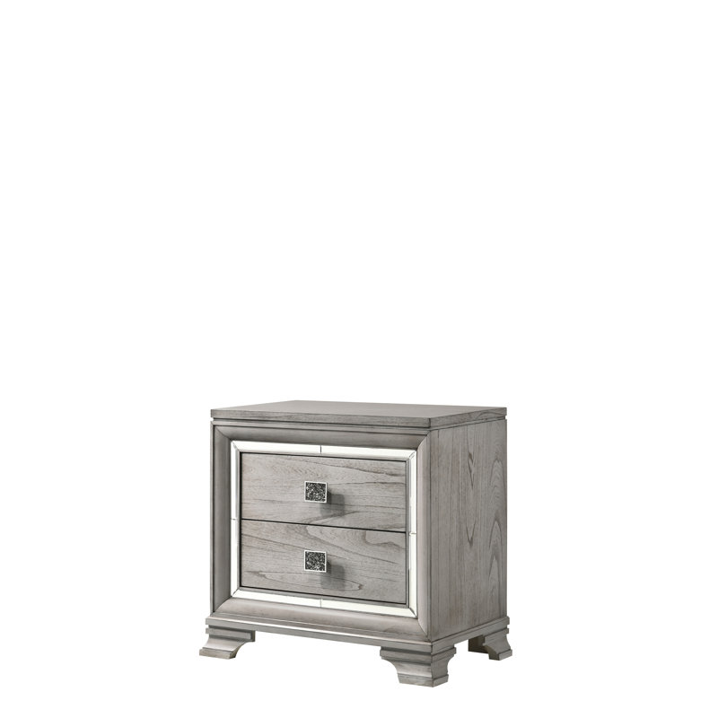 Vail - Table de chevet - Gris