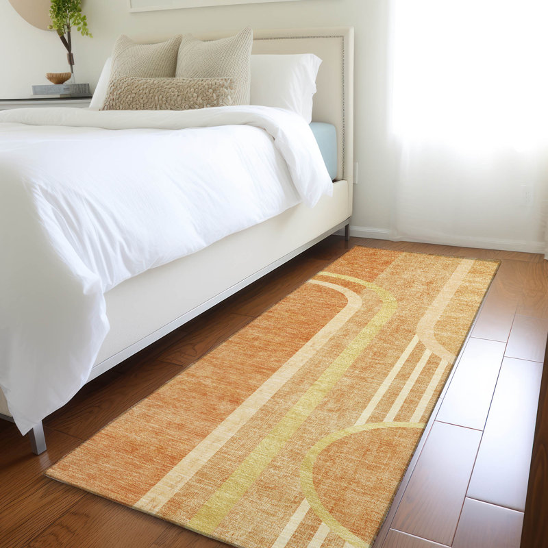 Lovell Flatweave Geometric Indoor / Outdoor Rug, Runner 2'3" x 7'6"