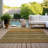 Shevi Washable Striped Indoor / Outdoor Rug-1429270277