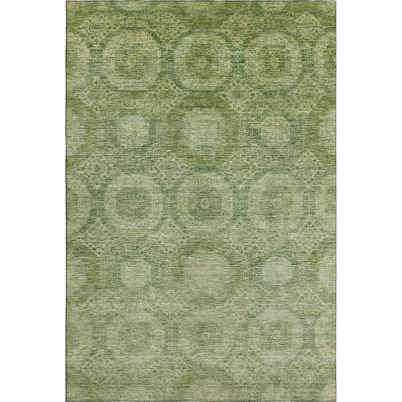 Premium Machine Washable Alaina AMF1925 Panels Rug, Rectangle 5' x 7'6"