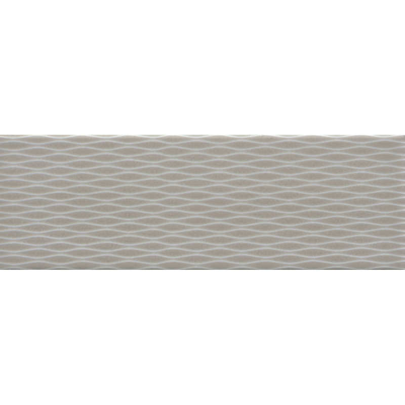 Motif II™ 4" x 12" Ceramic Patterned Tile, Taupe