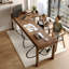 Nut-brown L-Shaped Solid Wood Writing desk-1831339521-1831339548